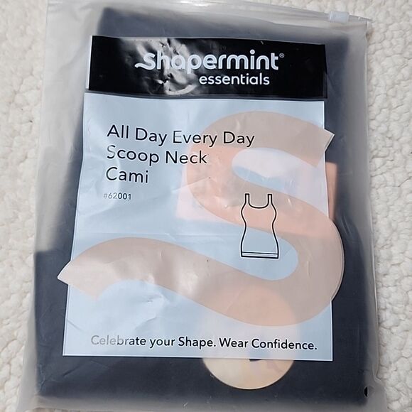 NWT Empetua All Day Every Day Scoop Neck Cami Black - Picture 5 of 7